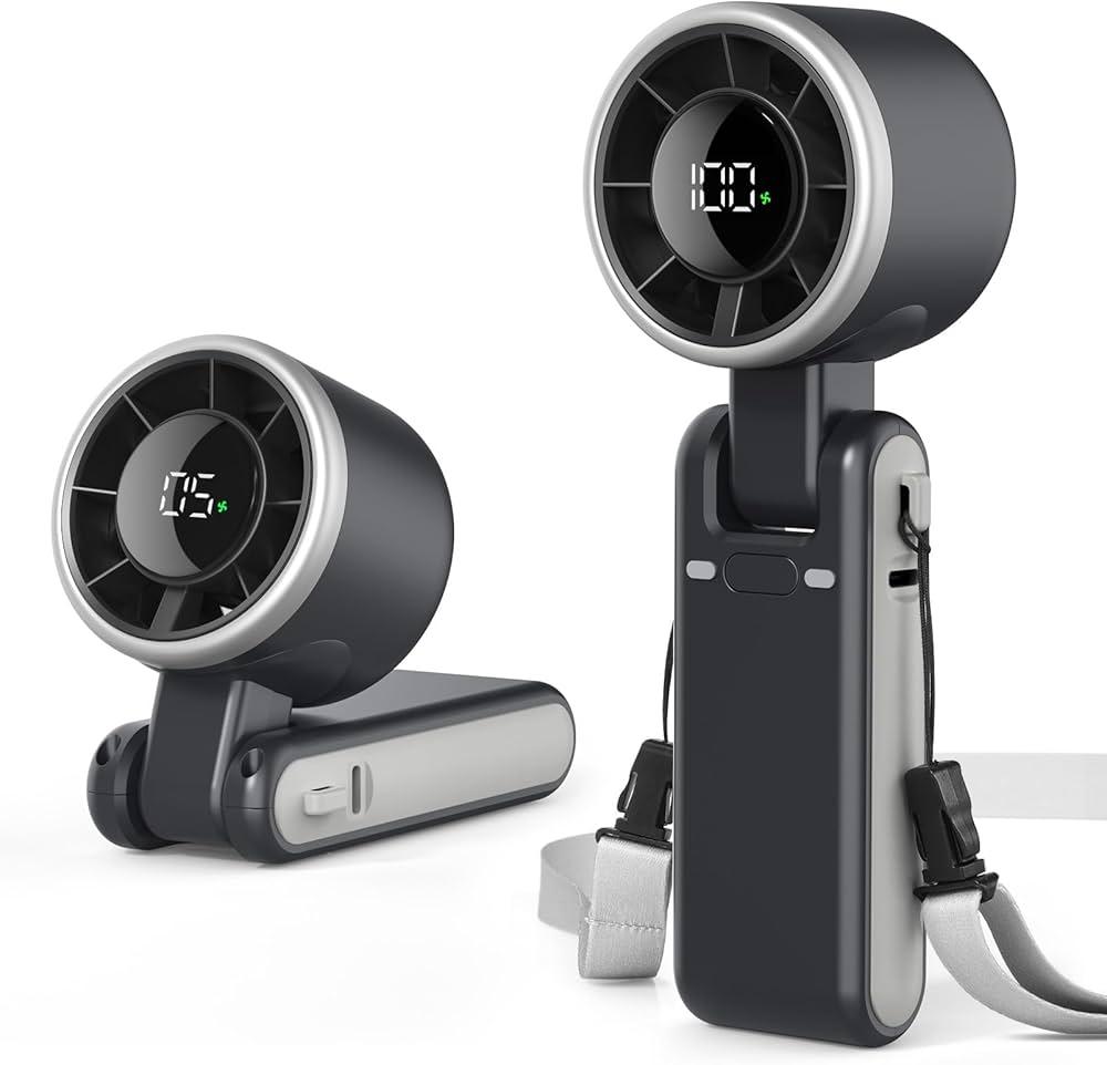 Handheld Portable Turbo Mini Fan Black Color
