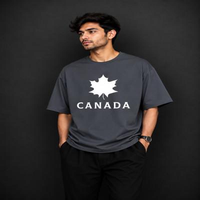 Premium Quality Drop Shoulder T-Shirt | Gray Colour CANDA